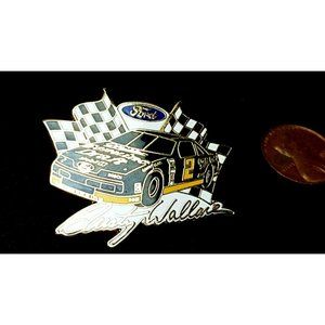 RUSTY WALLACE Ford MilLer Draft NASCAR pin 22bg1